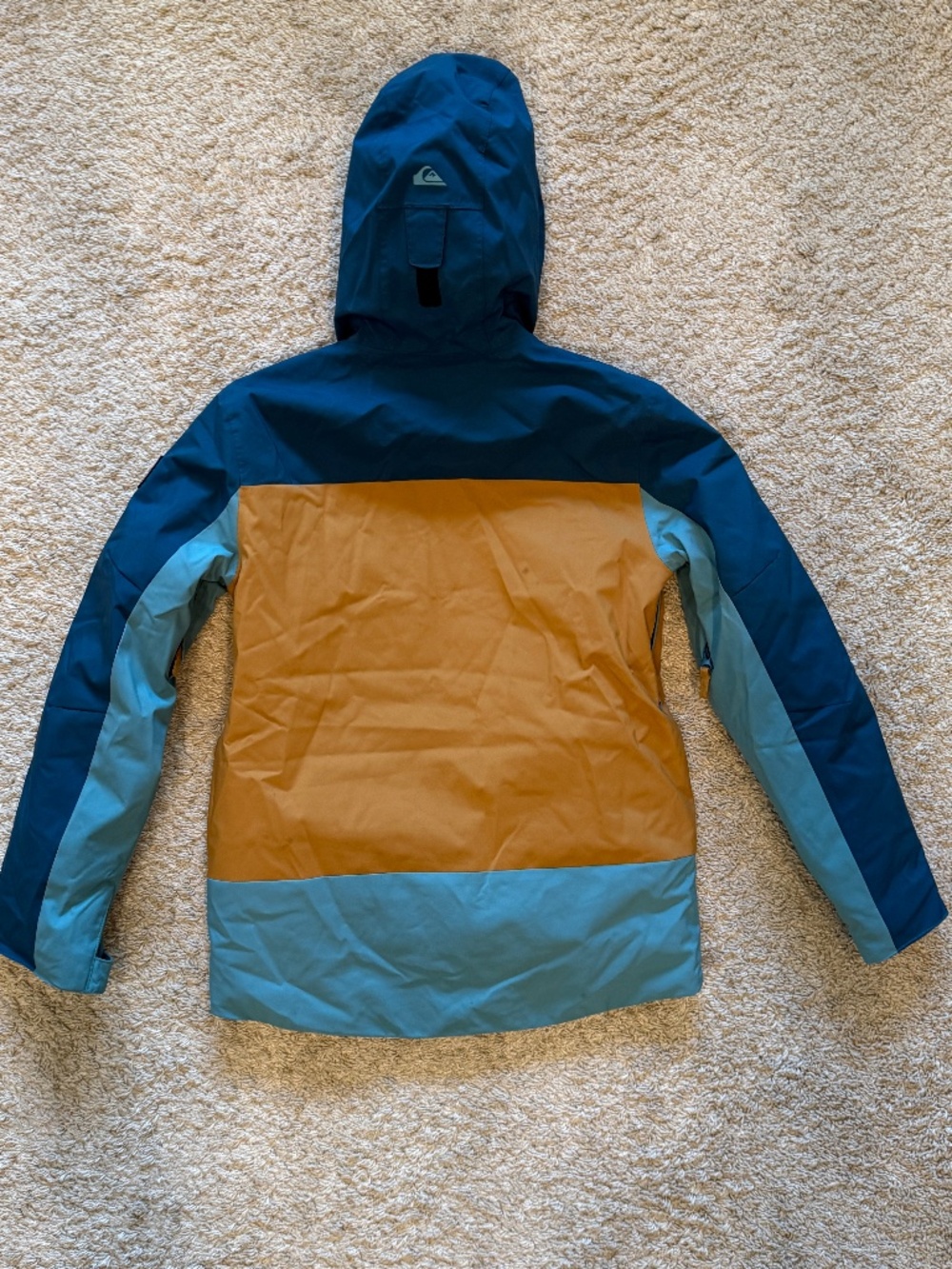 Quiksilver Boys 14 L DryFlight 15K Snowboard Ski Jacket Colorblock - Picture 9 of 13